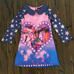 NWT Kickle Carousel Horse + Stars Dress